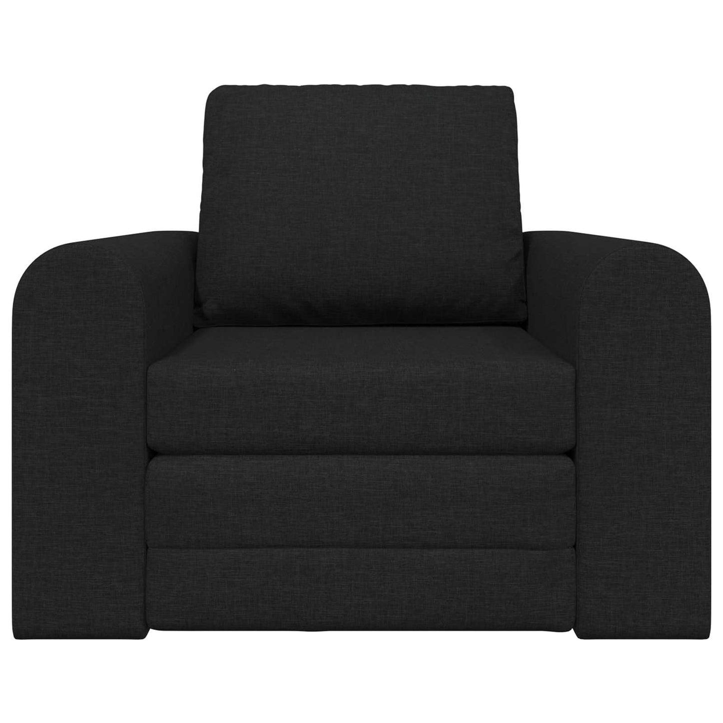 vidaXL Folding Sofa Bed Black 98 x 71 x 83 cm Fabric