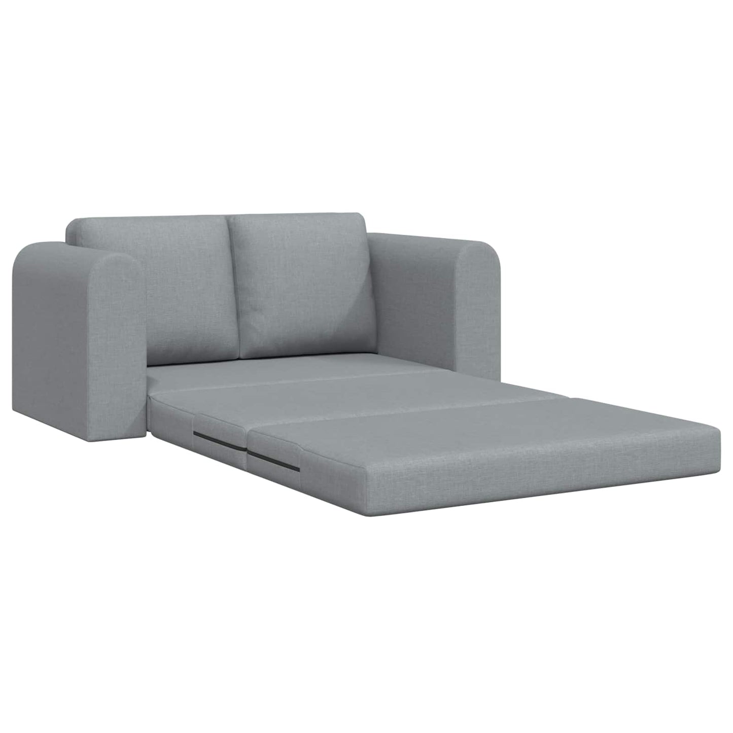 vidaXL Folding Sofa Bed Light Grey 148 x 71 x 83 cm Fabric