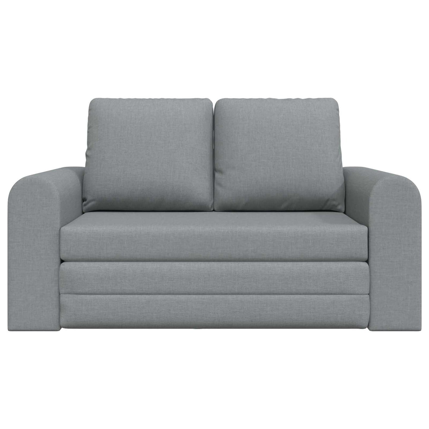 vidaXL Folding Sofa Bed Light Grey 148 x 71 x 83 cm Fabric