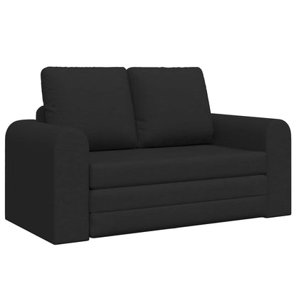 vidaXL Folding Sofa Bed Black 148 x 71 x 83 cm Fabric