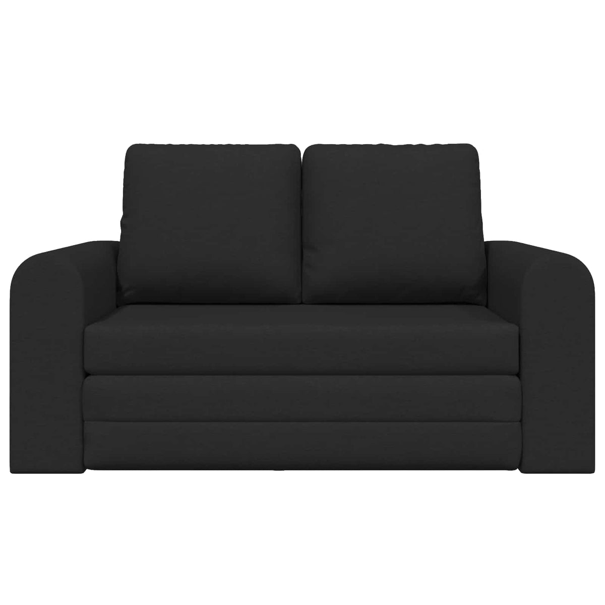 vidaXL Folding Sofa Bed Black 148 x 71 x 83 cm Fabric