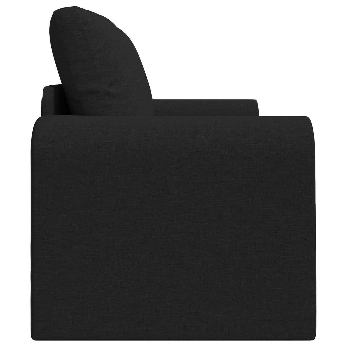 vidaXL Folding Sofa Bed Black 148 x 71 x 83 cm Fabric