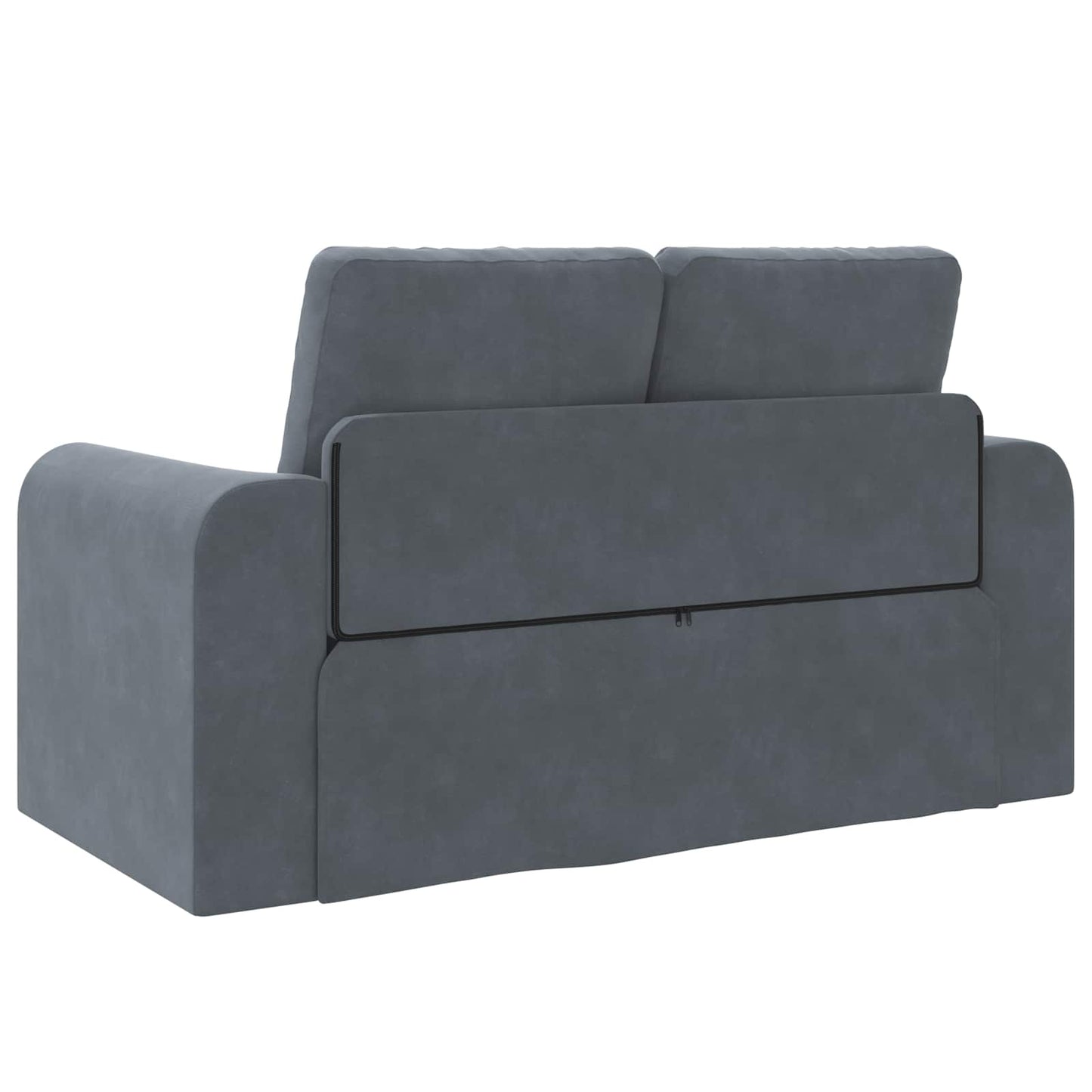 vidaXL Folding Sofa Bed Dark Grey 148 x 71 x 83 cm Velvet
