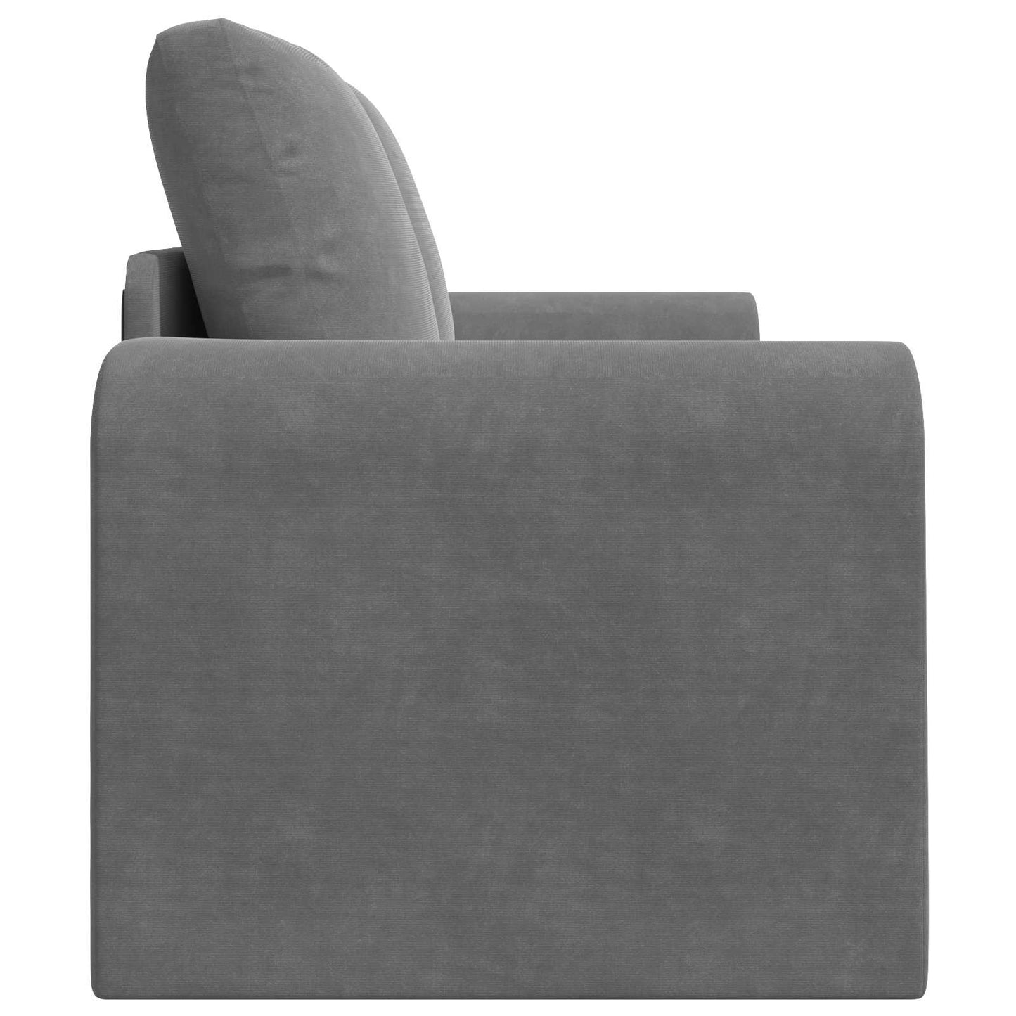vidaXL Folding Sofa Bed Dark Grey 148 x 71 x 83 cm Velvet