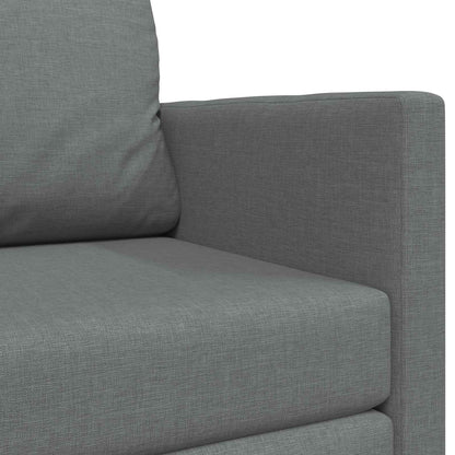 vidaXL 2-Seater Folding Sofa Bed Dark Grey 124 x 71 x 78 cm Fabric