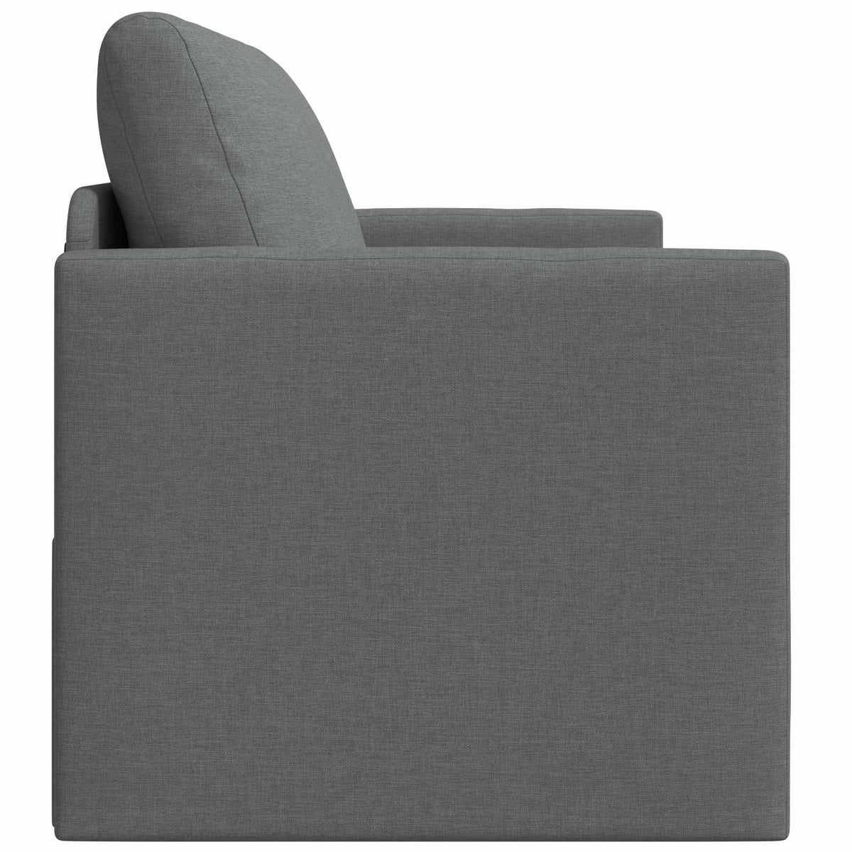 vidaXL 2-Seater Folding Sofa Bed Dark Grey 124 x 71 x 78 cm Fabric