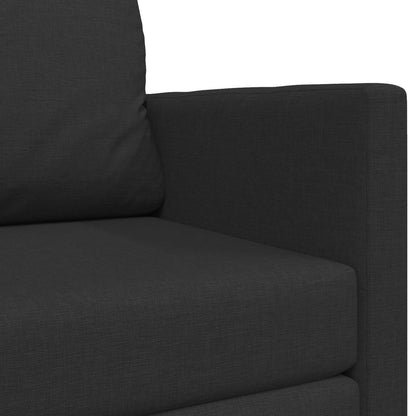 vidaXL Folding Sofa Bed 110cm Black Fabric