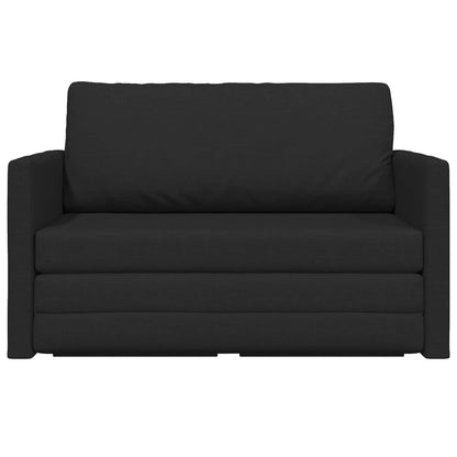 vidaXL Folding Sofa Bed 110cm Black Fabric