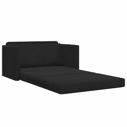 vidaXL Folding Sofa Bed Black 124 x 71 x 78 cm Velvet