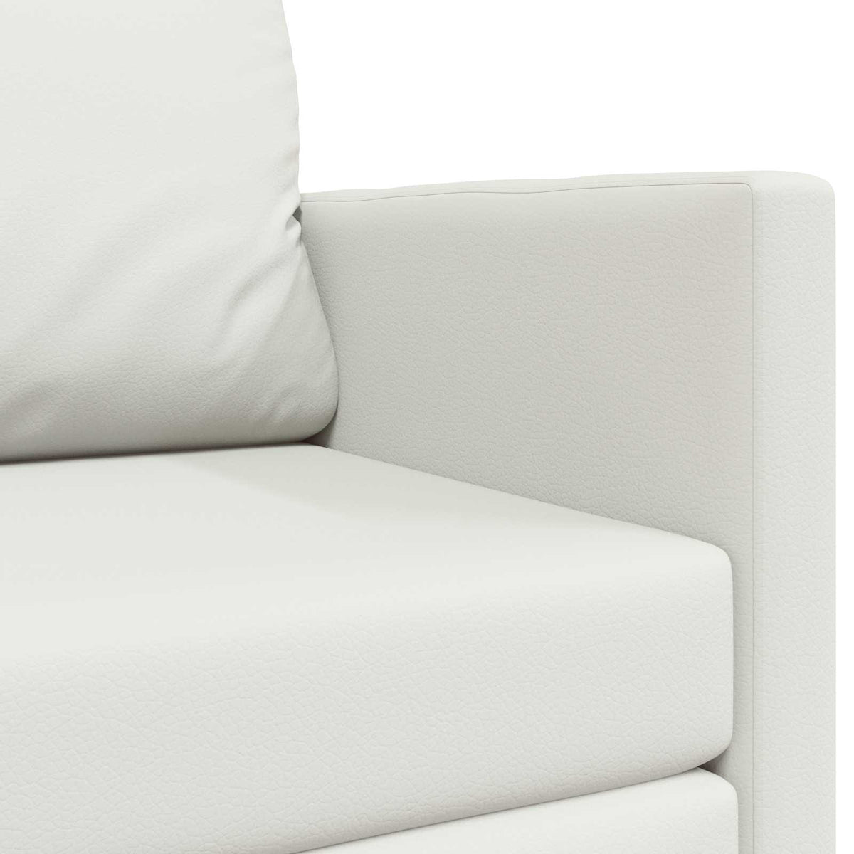 vidaXL Folding Sofa Bed White 124 x 71 x 78 cm Faux Leather