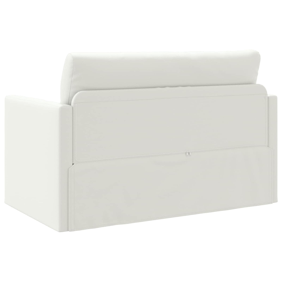 vidaXL Folding Sofa Bed White 124 x 71 x 78 cm Faux Leather