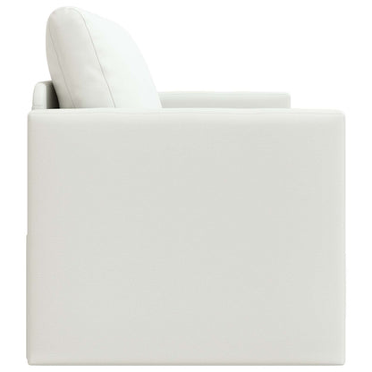 vidaXL Folding Sofa Bed White 124 x 71 x 78 cm Faux Leather