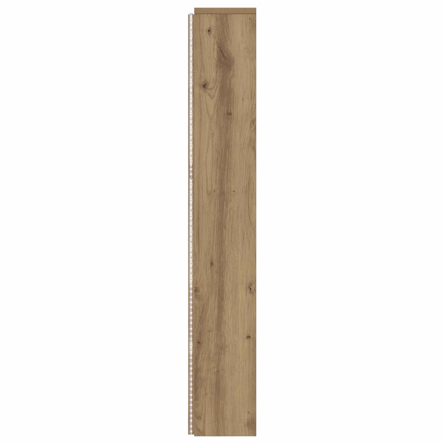 vidaXL Headboard Cabinet with LED Artisan Oak Engineered Wood