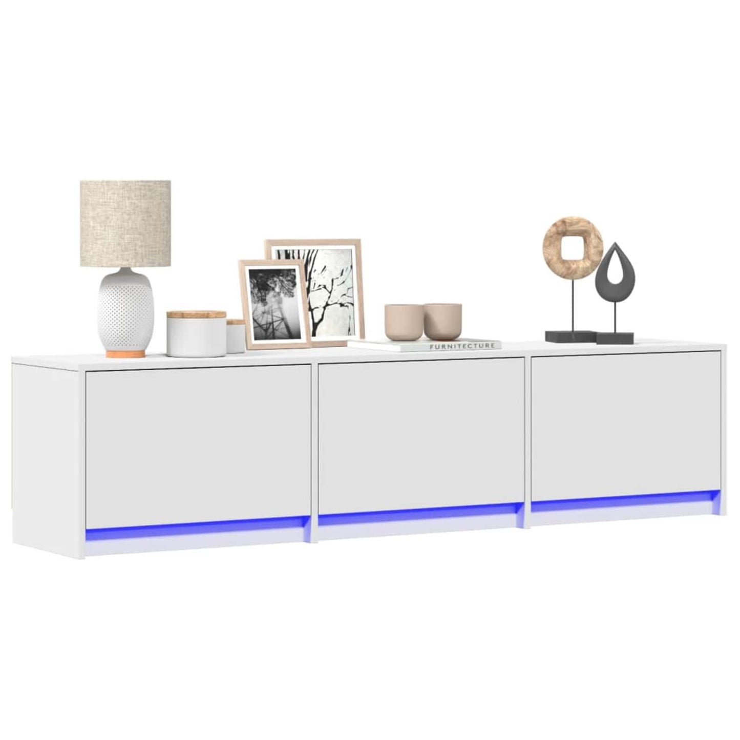 vidaXL TV Cabinet White Engineered Wood