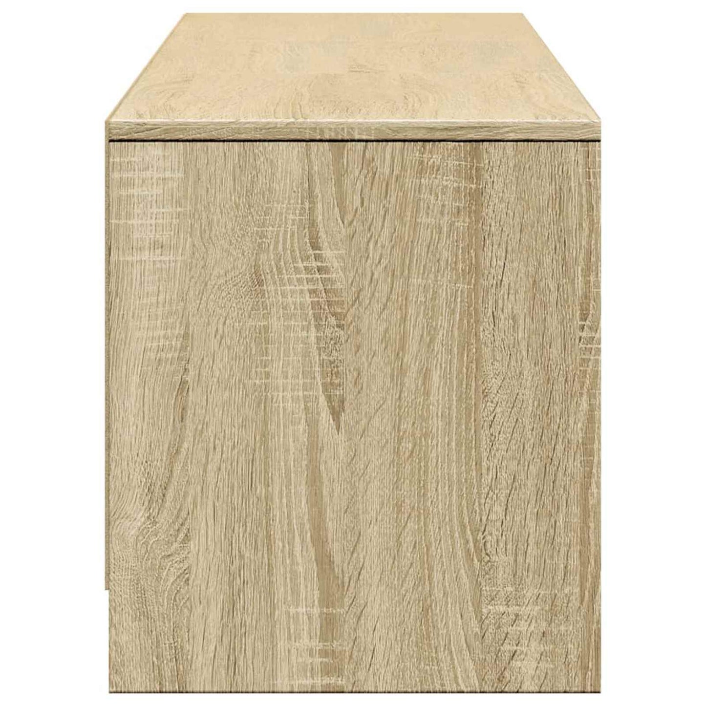 vidaXL TV Cabinet with LED Sonoma 165 x 34 x 40 cm Engineered Wood