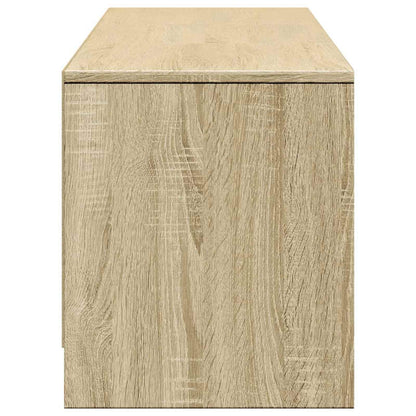 vidaXL TV Cabinet with LED Sonoma 165 x 34 x 40 cm Engineered Wood