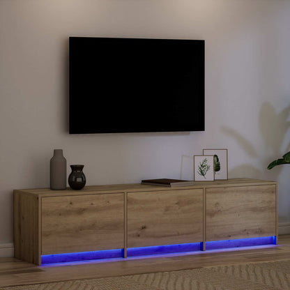 vidaXL TV Cabinet Artisan Oak Engineered Wood