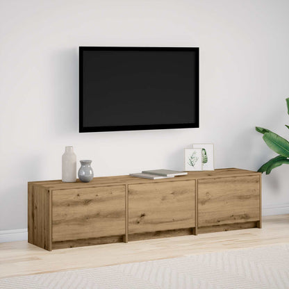 vidaXL TV Cabinet Artisan Oak Engineered Wood