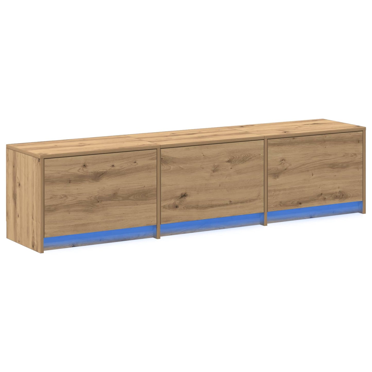 vidaXL TV Cabinet Artisan Oak Engineered Wood