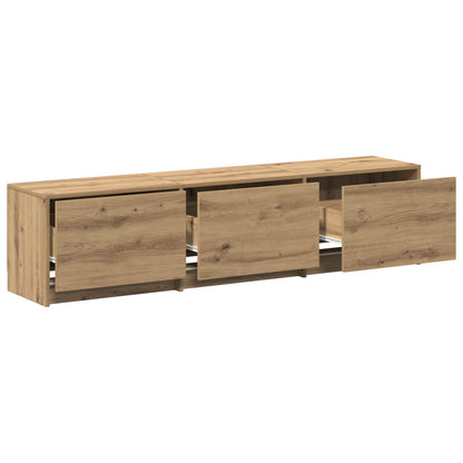 vidaXL TV Cabinet Artisan Oak Engineered Wood