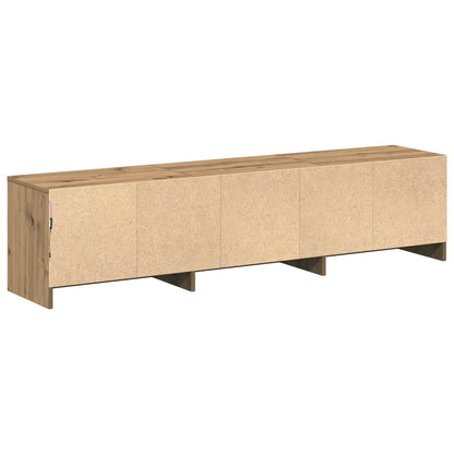vidaXL TV Cabinet Artisan Oak Engineered Wood