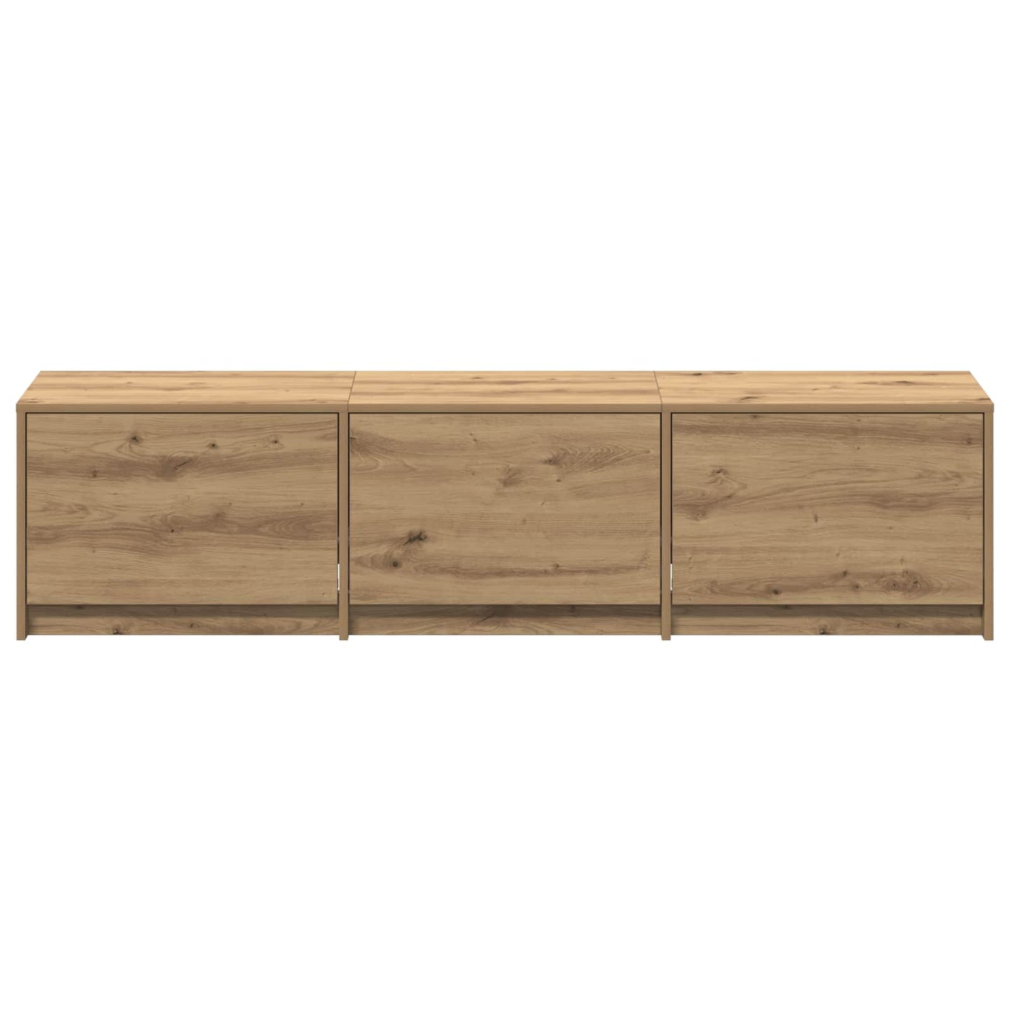 vidaXL TV Cabinet Artisan Oak Engineered Wood