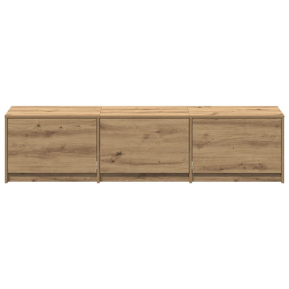 vidaXL TV Cabinet Artisan Oak Engineered Wood