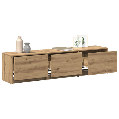 vidaXL TV Cabinet Artisan Oak Engineered Wood