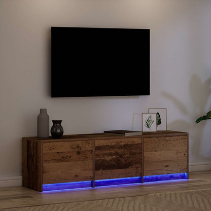 vidaXL TV Cabinet 140 x 34 x 40 cm Old Wood Engineered Wood