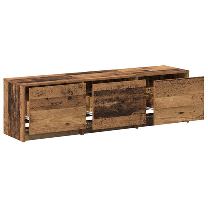 vidaXL TV Cabinet 140 x 34 x 40 cm Old Wood Engineered Wood
