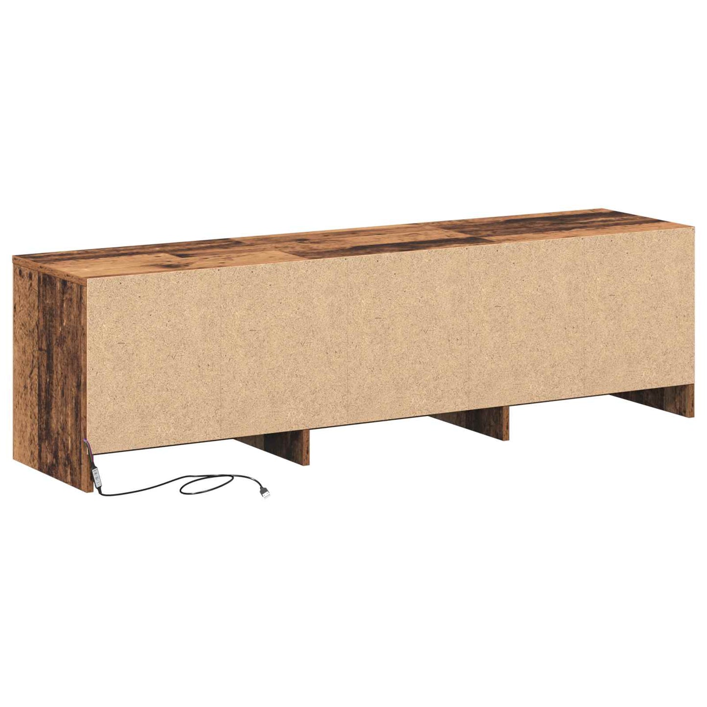 vidaXL TV Cabinet 140 x 34 x 40 cm Old Wood Engineered Wood