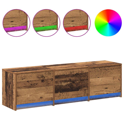 vidaXL TV Cabinet 140 x 34 x 40 cm Old Wood Engineered Wood