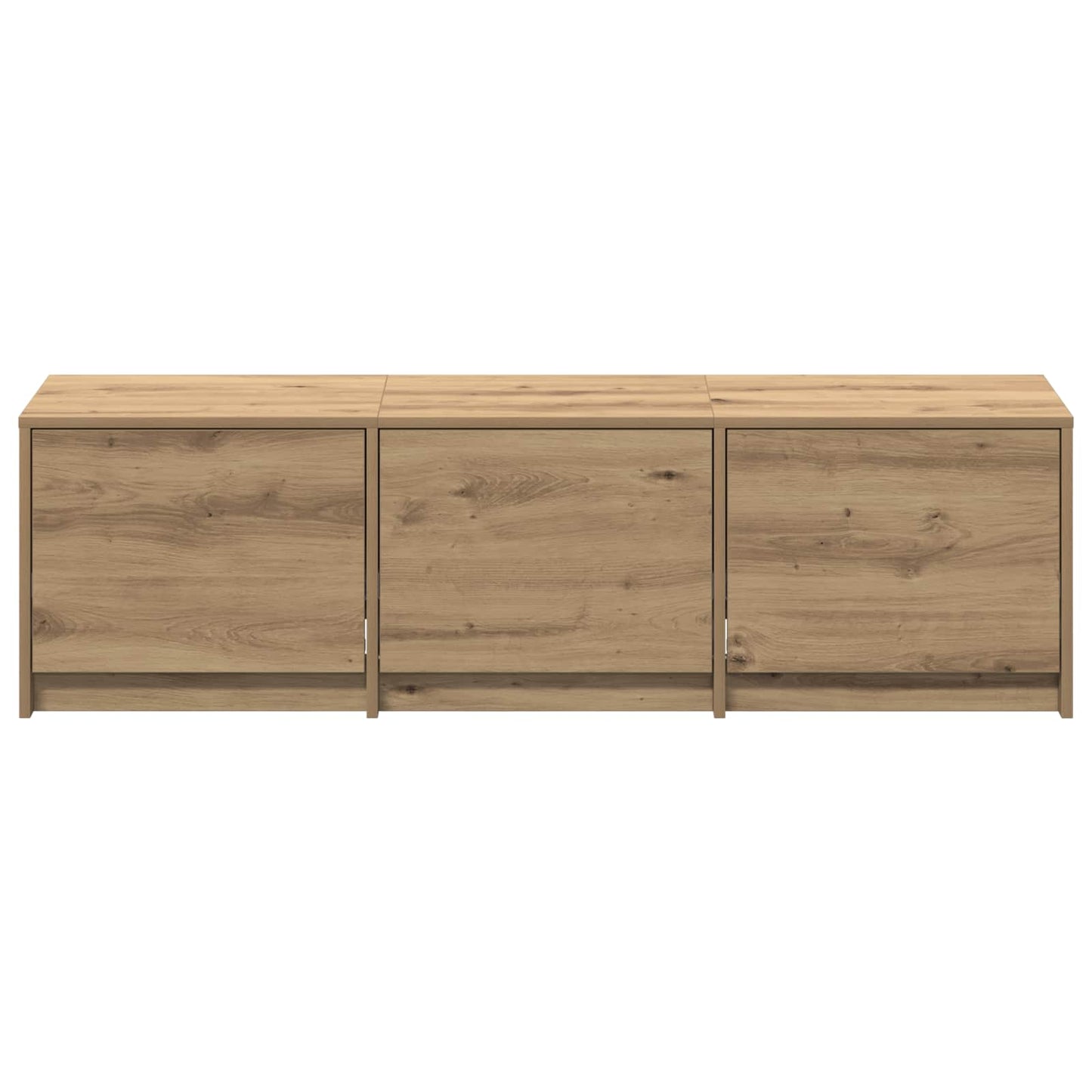 vidaXL TV Cabinet Artisan Oak Engineered Wood