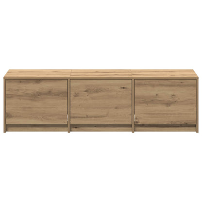 vidaXL TV Cabinet Artisan Oak Engineered Wood