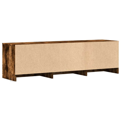 vidaXL TV Cabinet Smoked Oak Engineered Wood