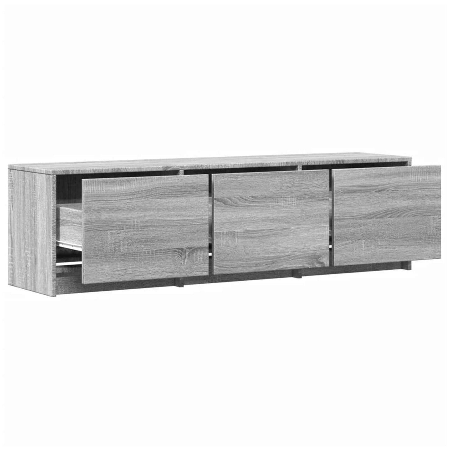 vidaXL TV Cabinet Grey Sonoma Engineered Wood