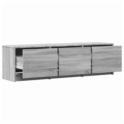 vidaXL TV Cabinet Grey Sonoma Engineered Wood
