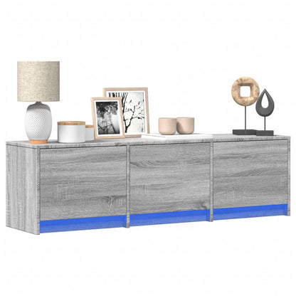 vidaXL TV Cabinet Grey Sonoma Engineered Wood