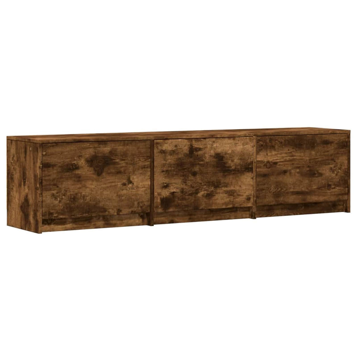 vidaXL TV Cabinet Smoked Oak Engineered Wood