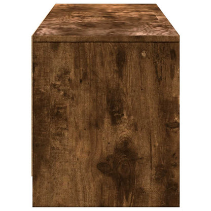 vidaXL TV Cabinet Smoked Oak Engineered Wood