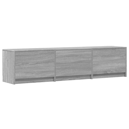 vidaXL TV Cabinet Grey Sonoma Engineered Wood