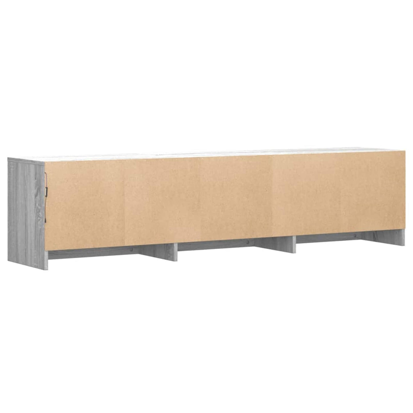 vidaXL TV Cabinet Grey Sonoma 165 x 34 x 40 cm Engineered Wood