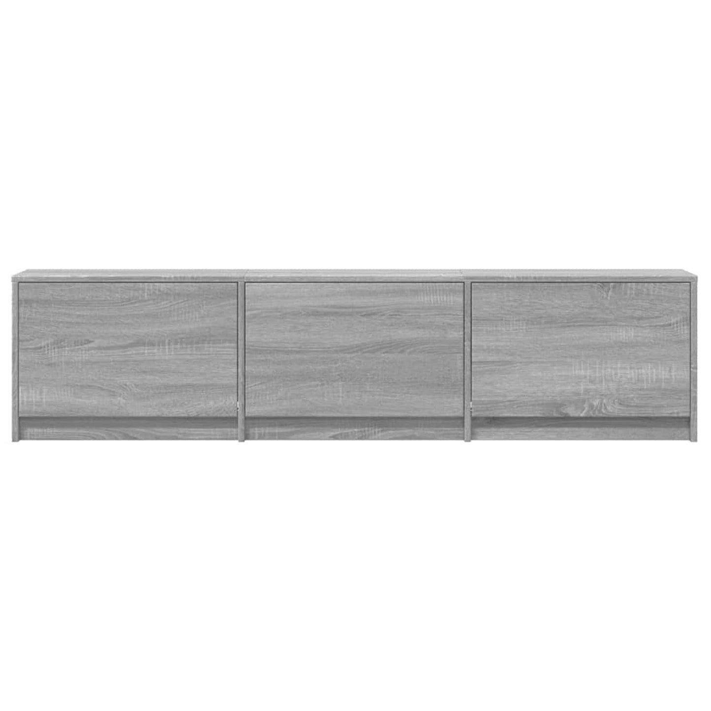 vidaXL TV Cabinet Grey Sonoma 165 x 34 x 40 cm Engineered Wood