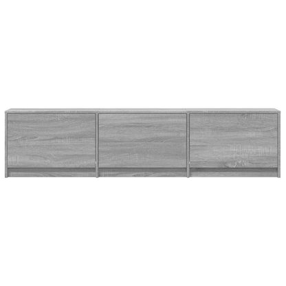 vidaXL TV Cabinet Grey Sonoma 165 x 34 x 40 cm Engineered Wood