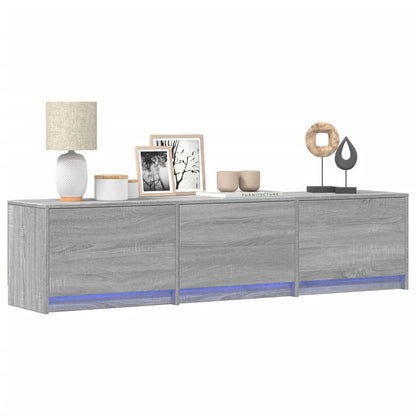 vidaXL TV Cabinet Grey Sonoma Engineered Wood