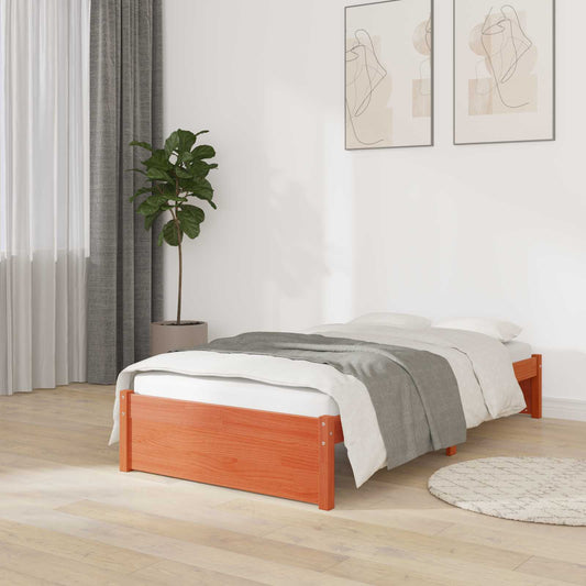 vidaXL Bed Frame Solid-Pine