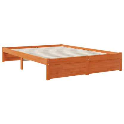 vidaXL Bed Frame Solid-Pine