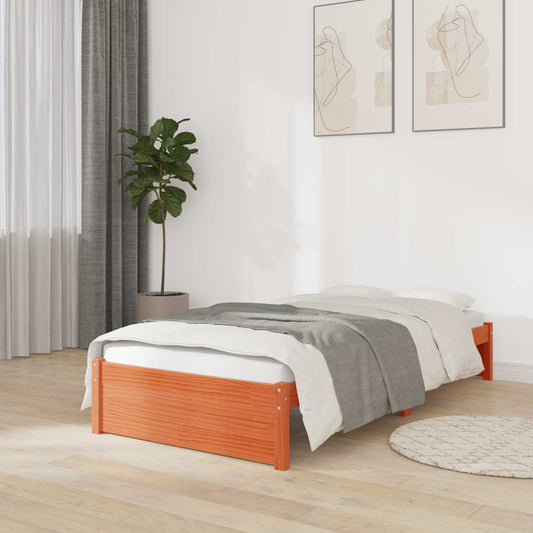 vidaXL Bed Frame Solid-Pine