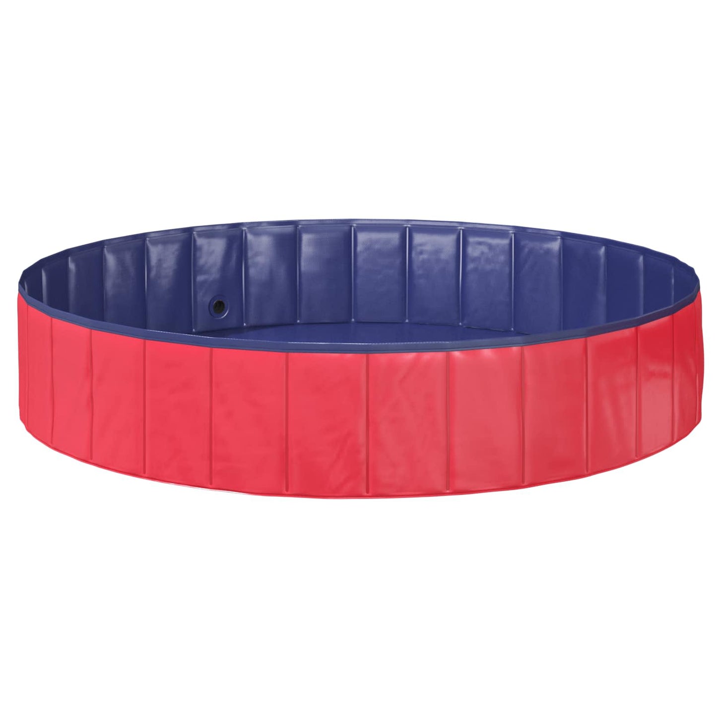 vidaXL Children Swimming Pool Folding Red and Blue Ø 160 x 30 cm
