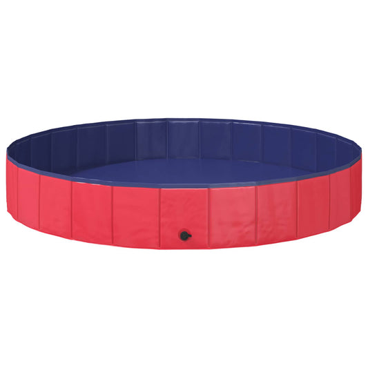 vidaXL Children Swimming Pool Ø200 x 30 cm Round for Child for Red